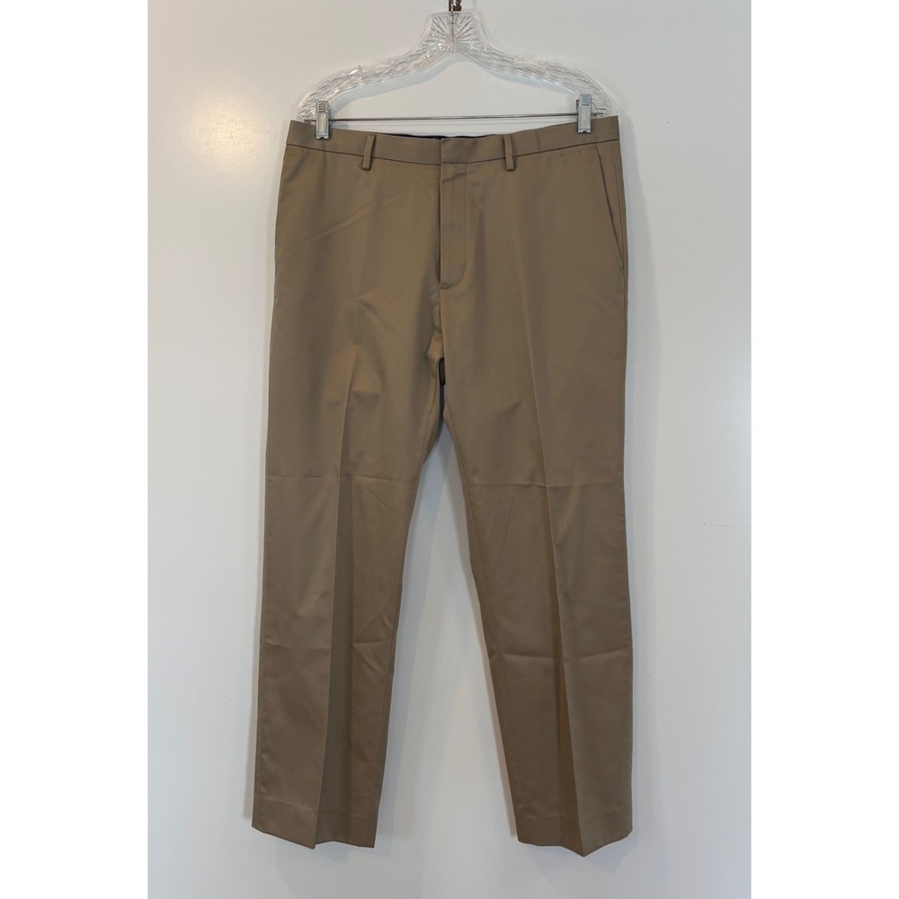 Banana Republic Mens Non Iron‎ Modern Slim Fit Khaki Pants Trousers Size 34X30